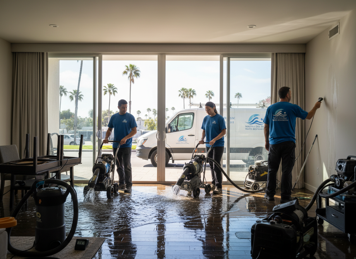 Water Damage Restoration  work by Water Damage Restoration Marina Del Rey in Marina Del Rey, California