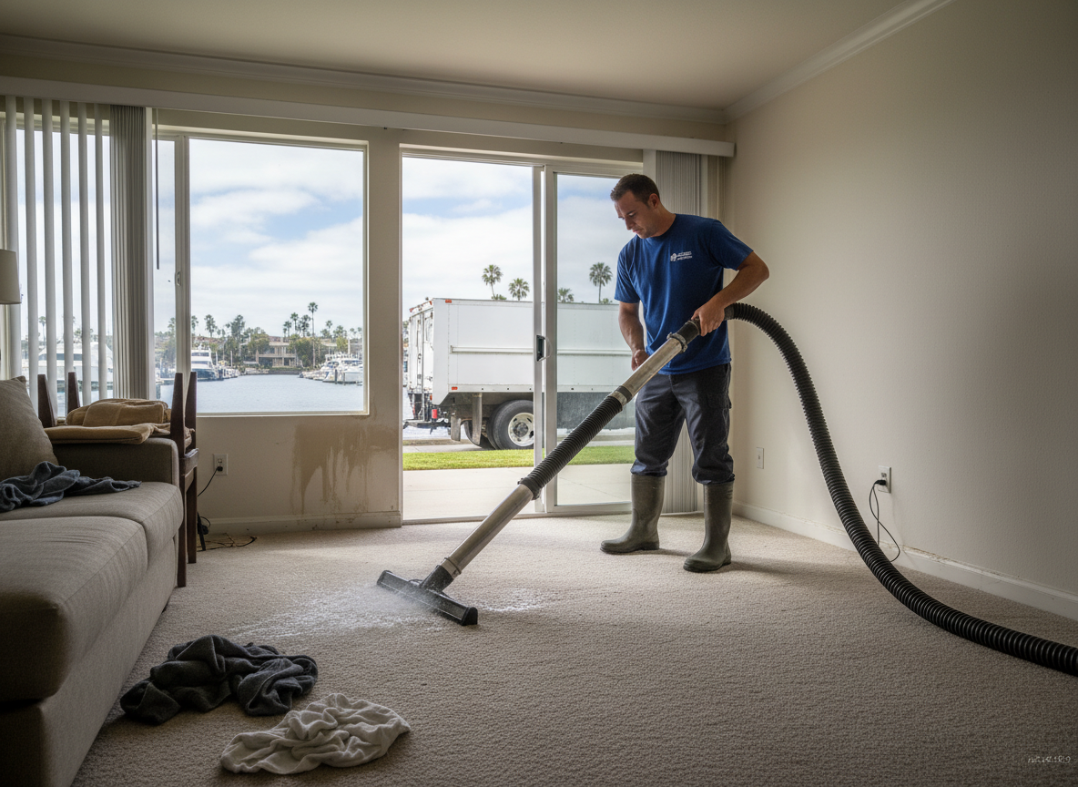 Emergency water removal in Marina Del Rey