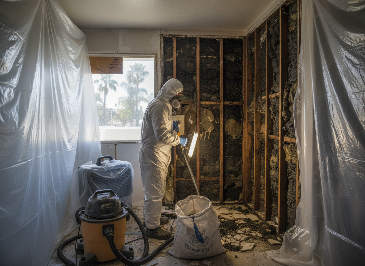 Mold remediation after water damage in Marina Del Rey