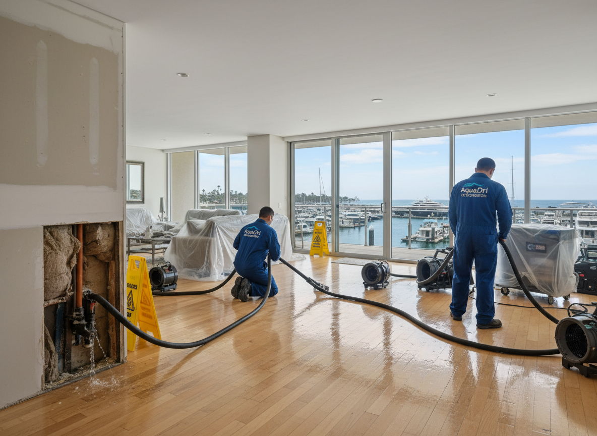 Water leak restoration in Marina Del Rey